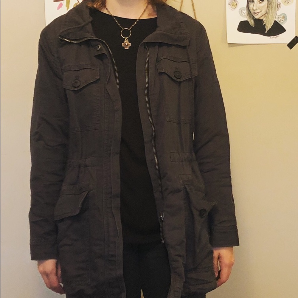 loft cargo grey jacket
